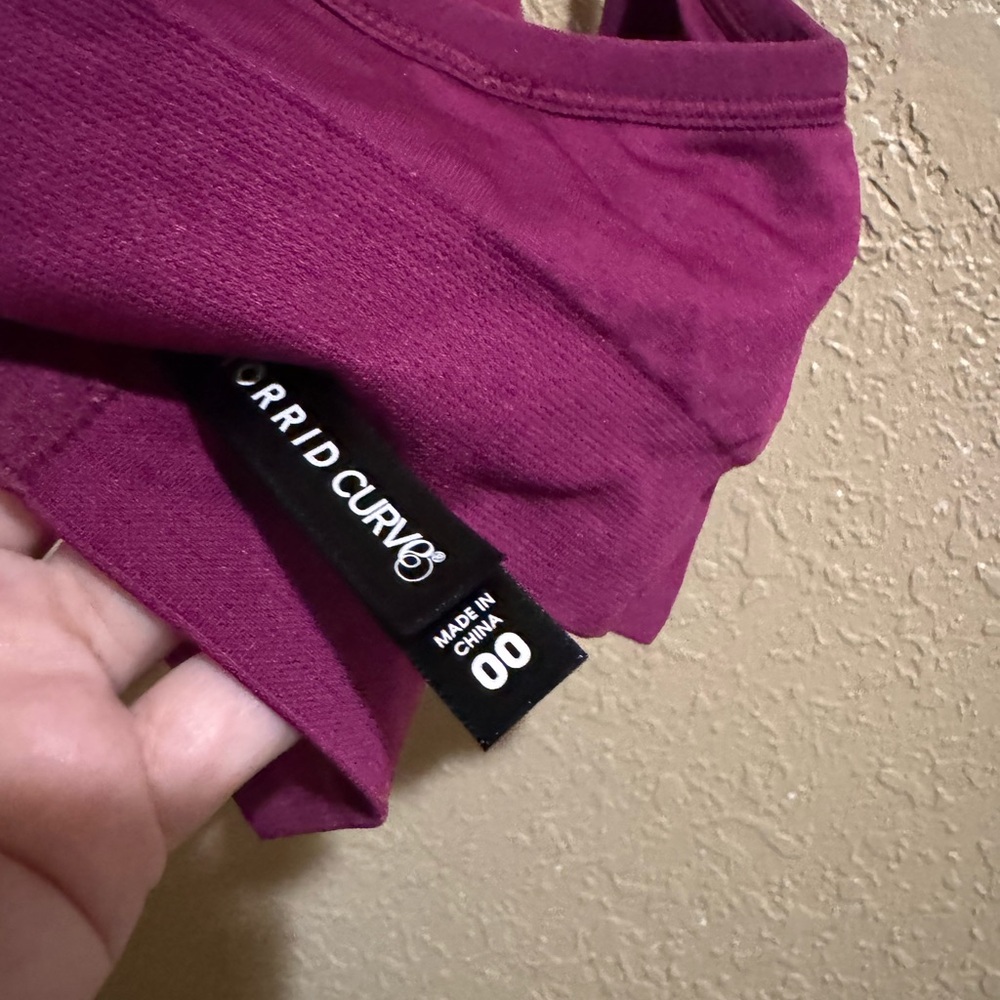 Torrid Burgundy Lace Halter Bralette - Picture 4 of 4